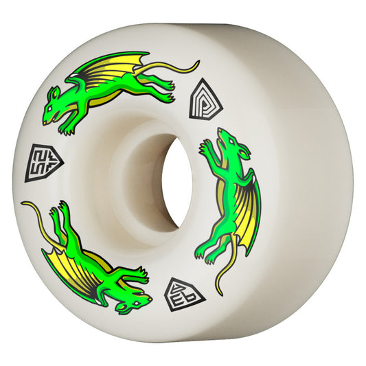 Powell Peralta Dragon Formula Nano Rat 93A V4 Off White Wheels - 52mm