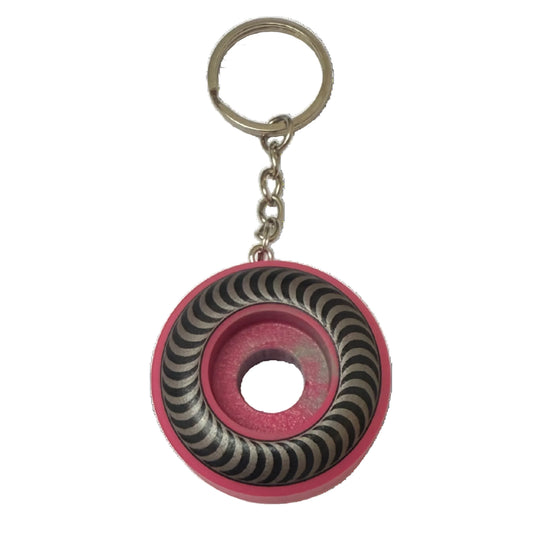 Spitfire Key Chain Classic Coloured Wheel - Red