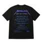 Metallica Ride The Lightning Tracks T-Shirt - Black