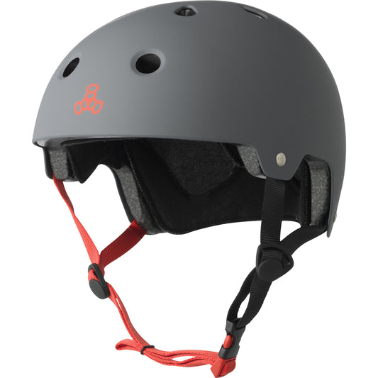 Triple 8 Dual Certified Helmet Matte - Grey