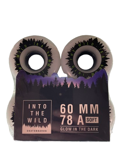 Into the Wild Cruiser Wheels Glow in the Dark 78a - 60mm