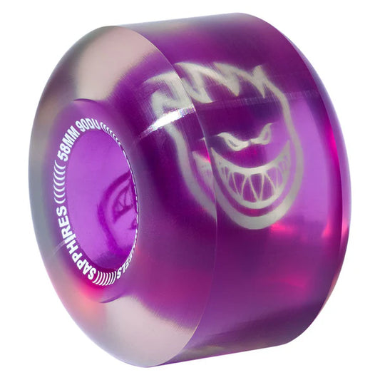 Spitfire Sapphire 90du Purple Wheels -  58mm