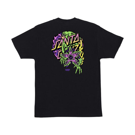 Santa Cruz Stranger Things Demogorgon Dot Tee - Black