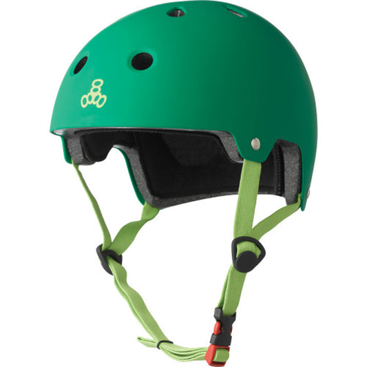 Triple 8 Dual Certified Helmet Matte - Green
