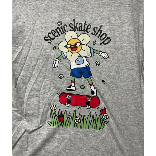 Scenic Sonny Grass Gap Youth T Shirt - Grey