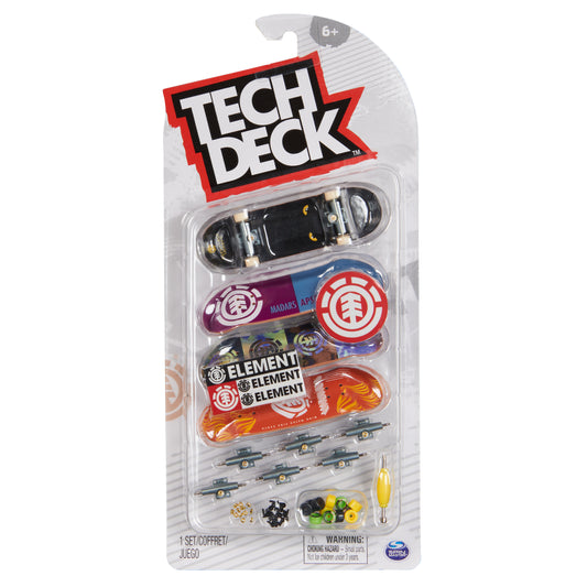Tech Deck Deluxe 4 Pack - Element