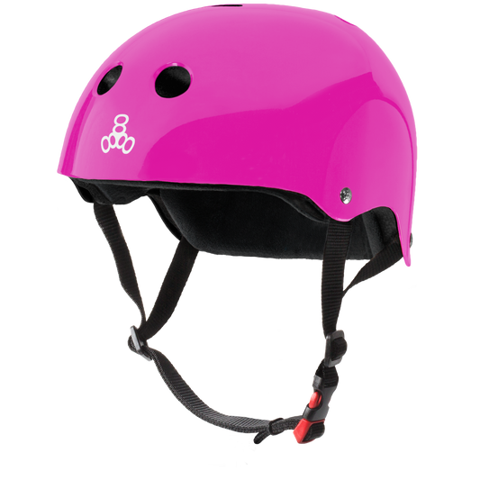Triple 8 The Certified Sweatsaver Helmet - Glossy Pink