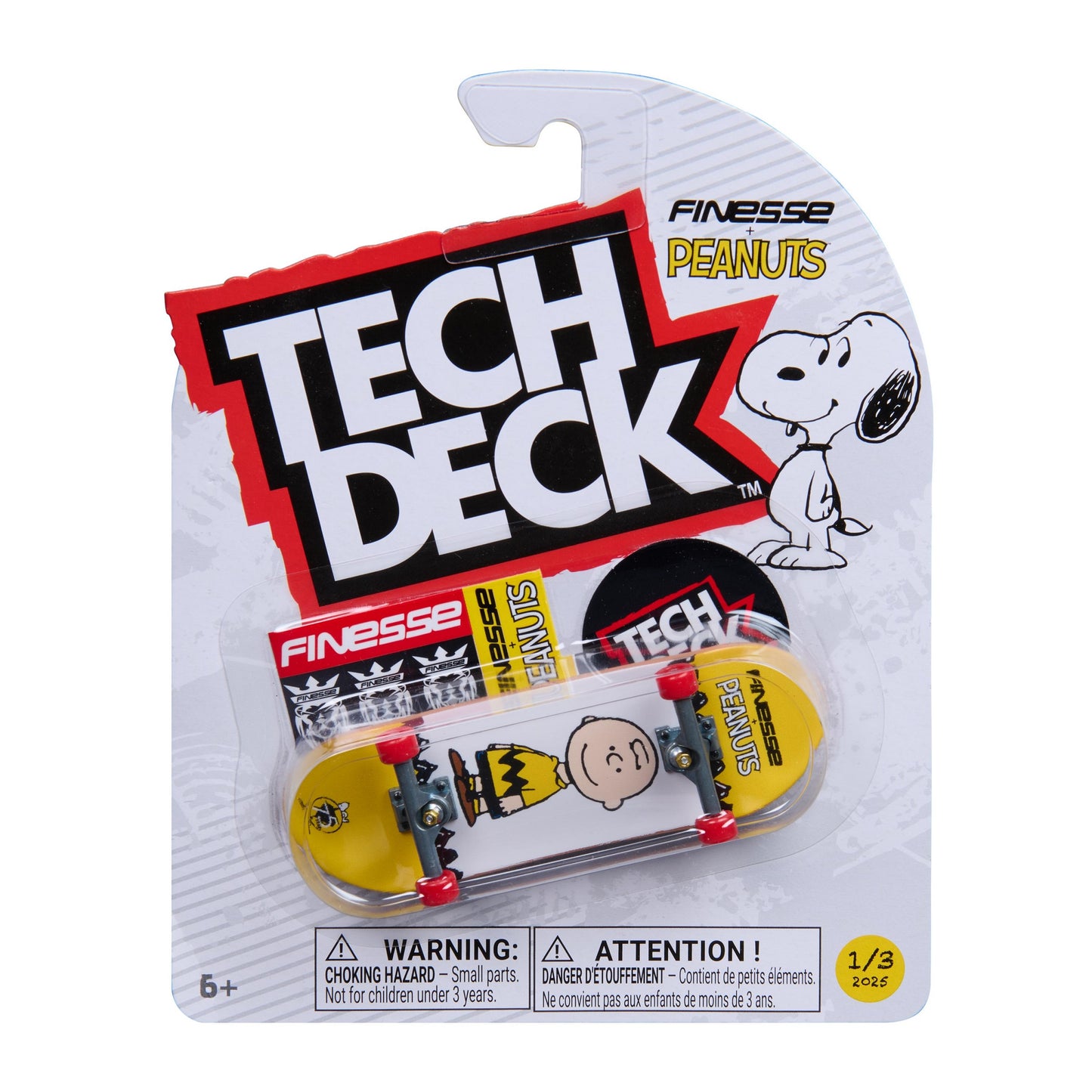 Tech Deck Finesse Peanuts Charlie Brown