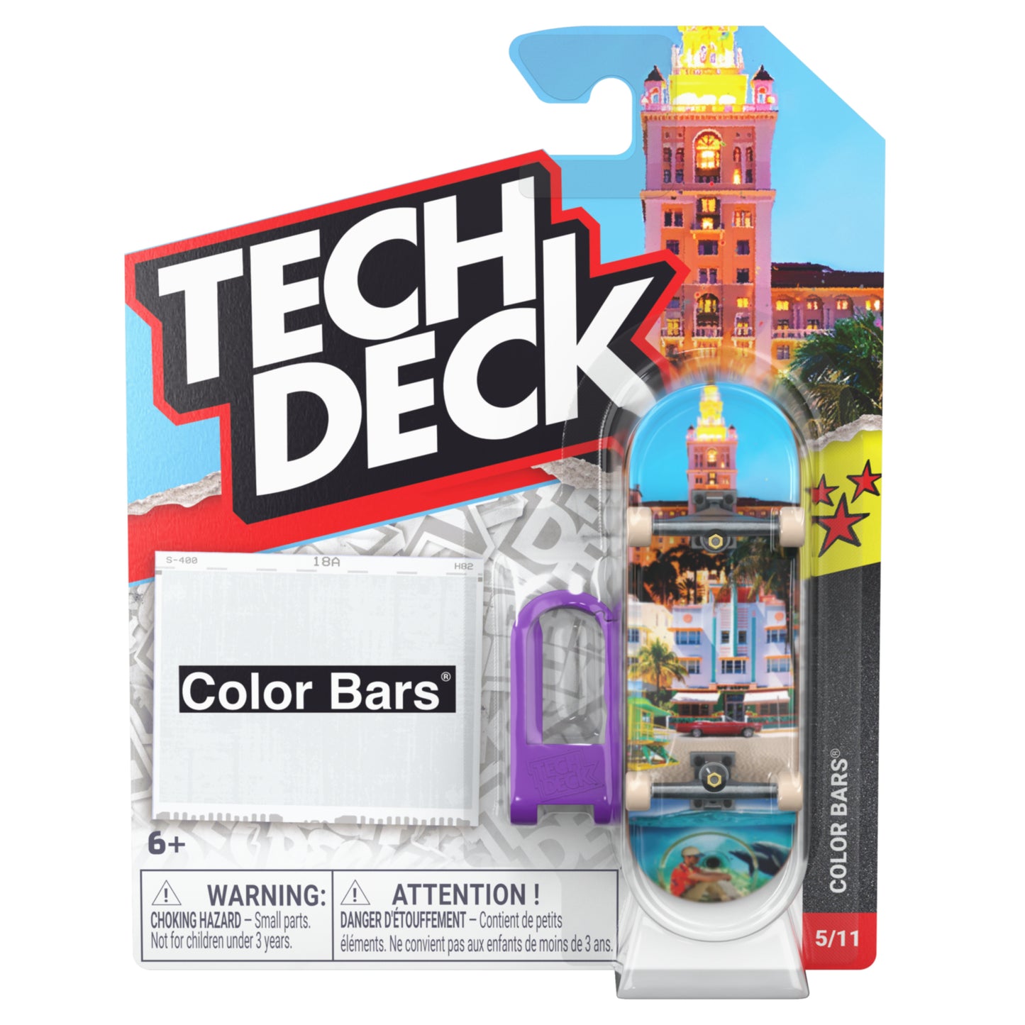 Tech Deck Color Bars Building
