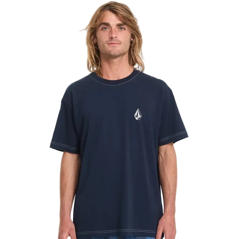 Volcom Skidder Logo Tee - Navy