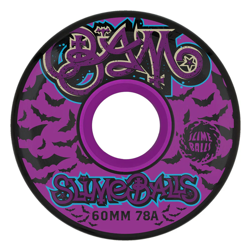 SlimeBalls Bam Margera Guest OG 78a Black Wheels - 60mm