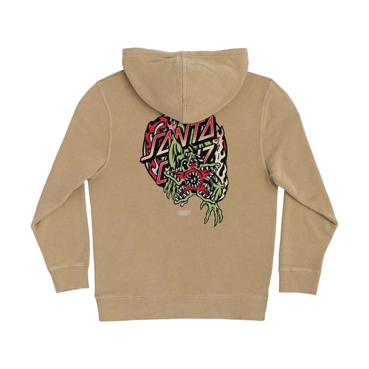 Santa Cruz Stranger Things Demogorgon Dot Youth Hoodie - Sandstone