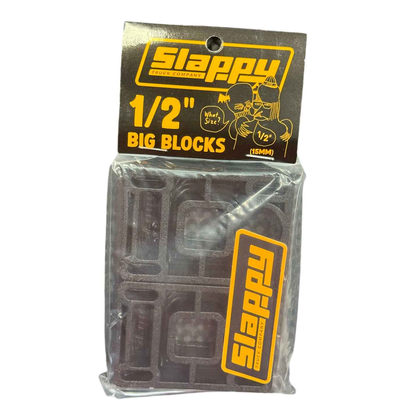 Slappy Big Blocks Black - 1/2”