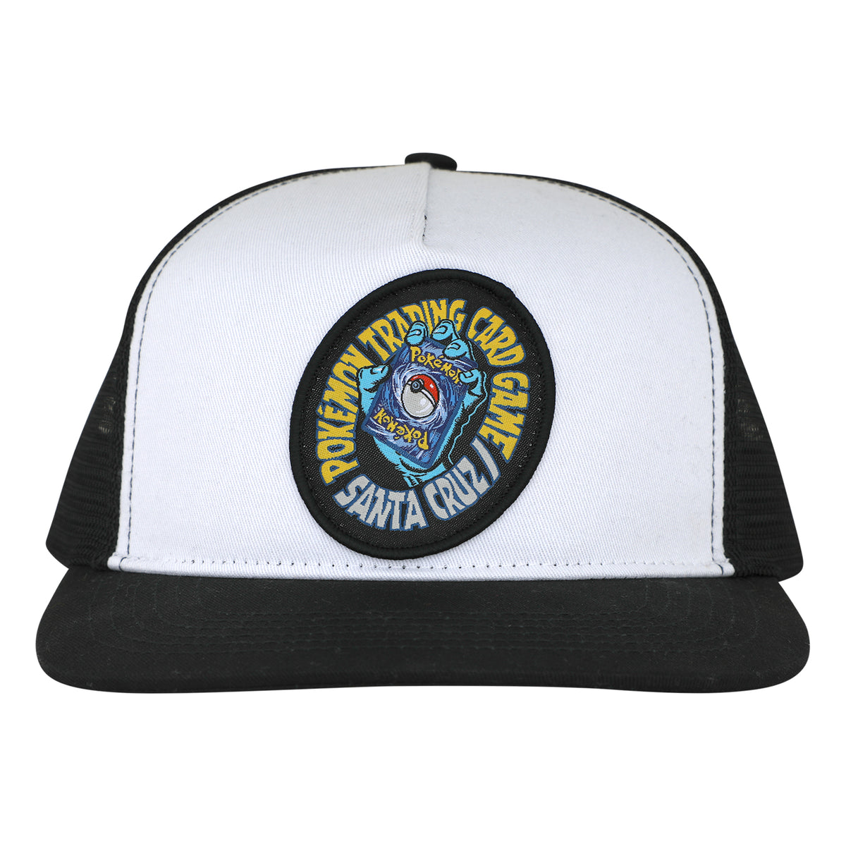 Santa Cruz x Pokémon Youth TCG Hand Mesh Cap - White/Black