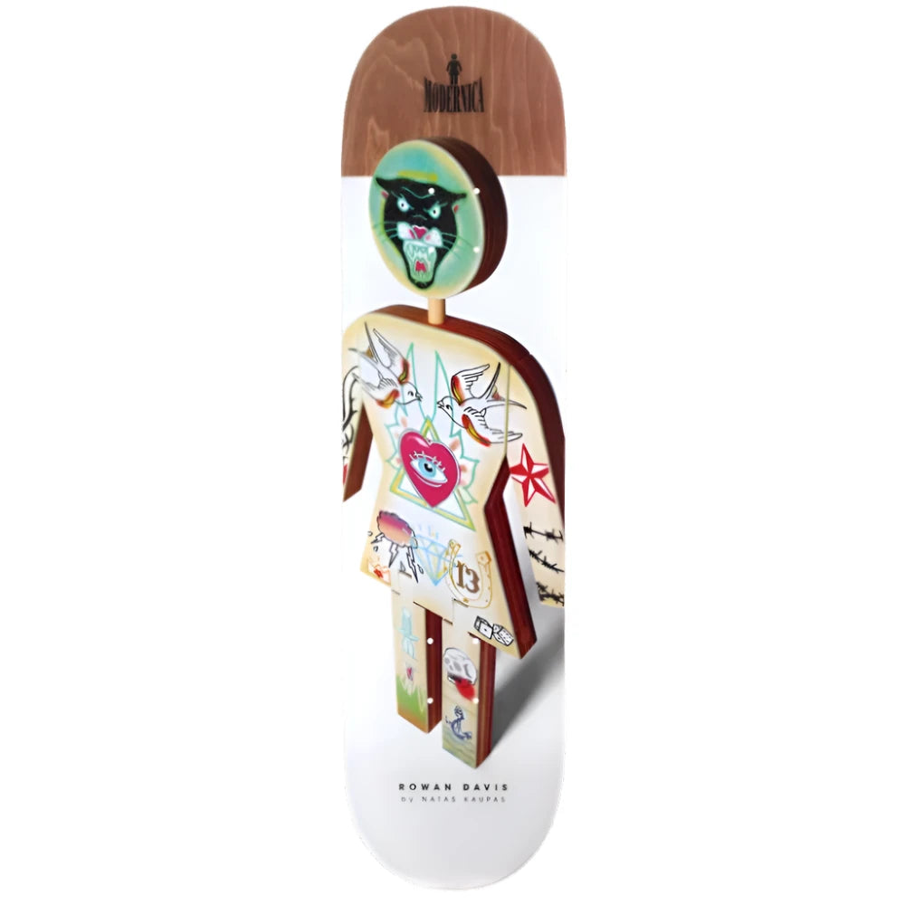 Girl Modernica x Natas Kaupas Rowan Davis Deck -  8.25"