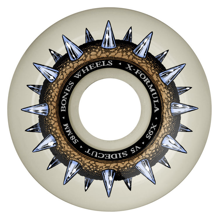 Bones X-Formula ‘Street Cleats' V5 Sidecut 95A Wheels - 58mm