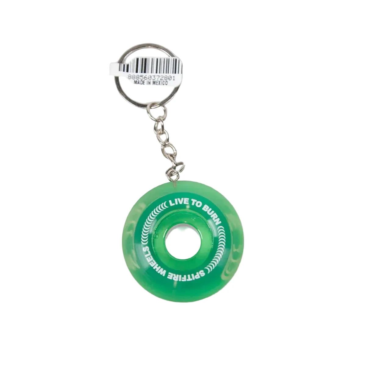 Spitfire Key Chain Sapphire Wheel - Dark Green