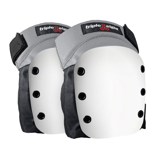 Triple 8 Street Knee Pads - Grey White