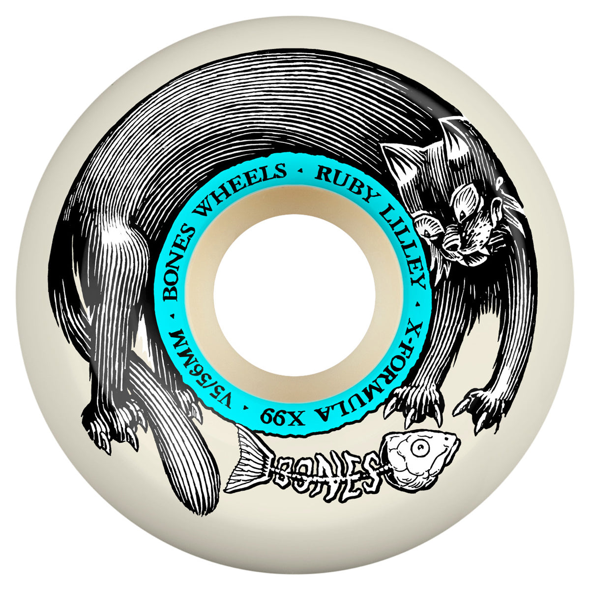 Bones X-Formula Ruby Lilley ‘Black Cat’ V5 Sidecut 99A Wheels - 56mm