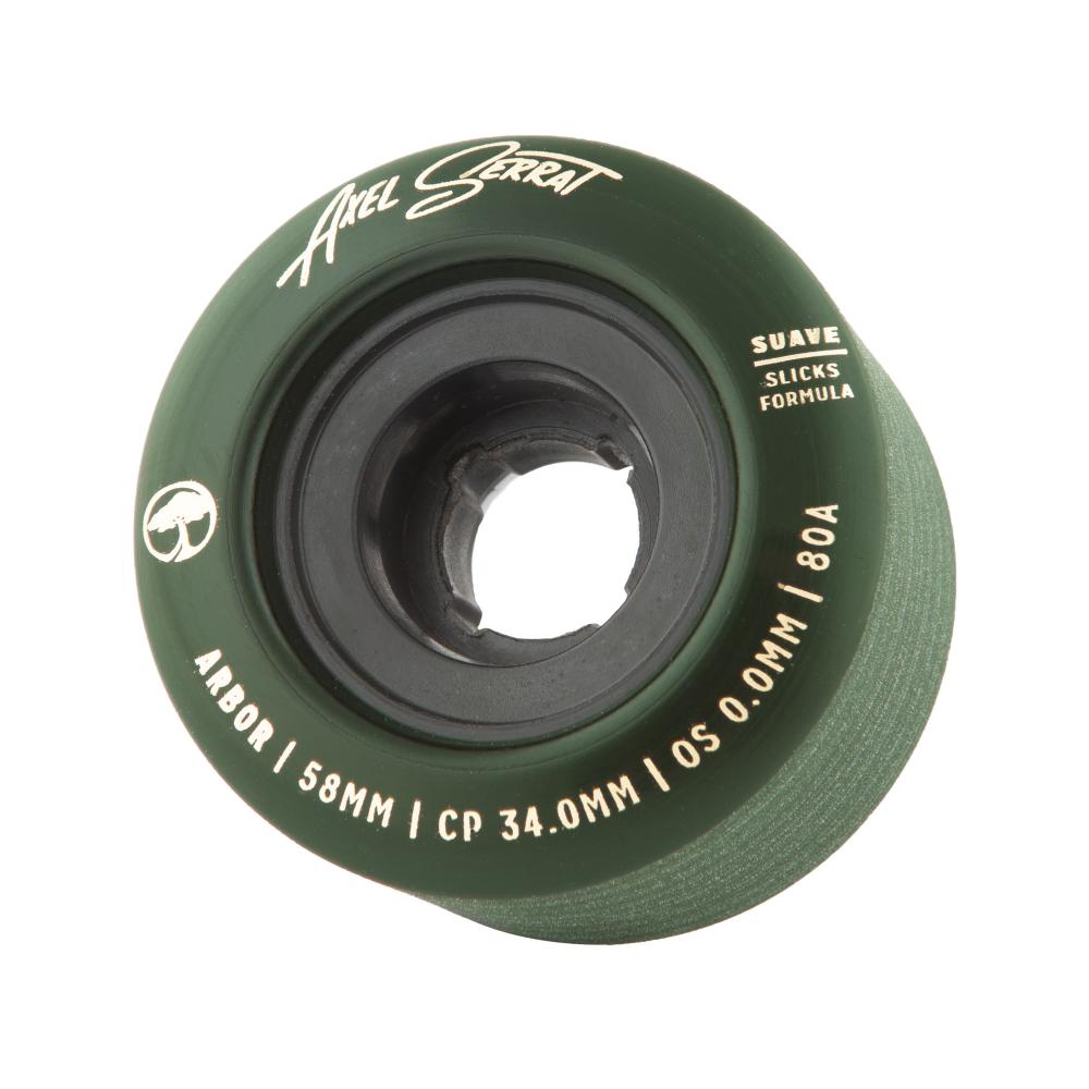 Arbor Signature Suave Axel Serrat 80a Dark Green Wheels - 58mm