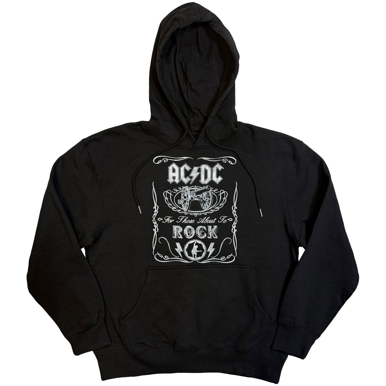 AC/DC Cannon Swig Hoodie - Black
