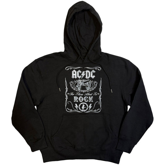 AC/DC Cannon Swig Hoodie - Black