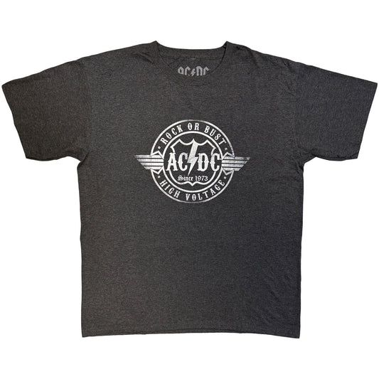 AC/DC Rock or Bust T-Shirt - Heather Grey