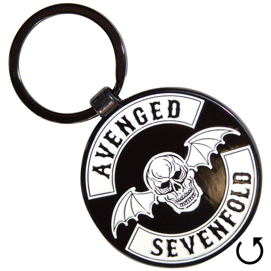 Avenged Sevenfold Deathbat Crest (Double Sided) Keychain