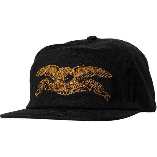 Antihero Basic Eagle Cap - Black Gold