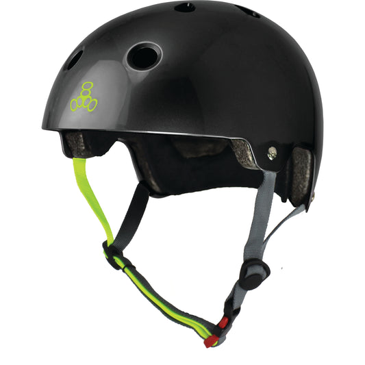 Triple 8 Dual Certified Helmet - Gloss Black