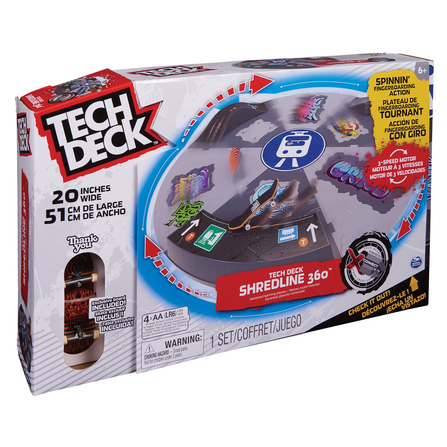 Tech Deck Shredline 360 Motorized Skate Park