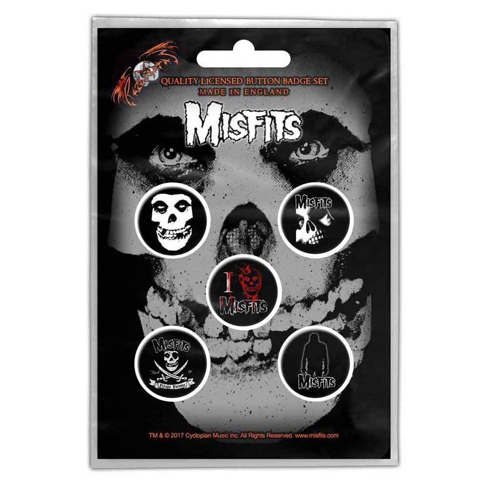 Misfits SkullmButton Badge Pack