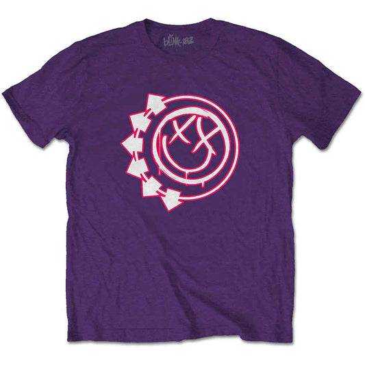 Blink-182 Six Arrow Smile T-Shirt - Purple