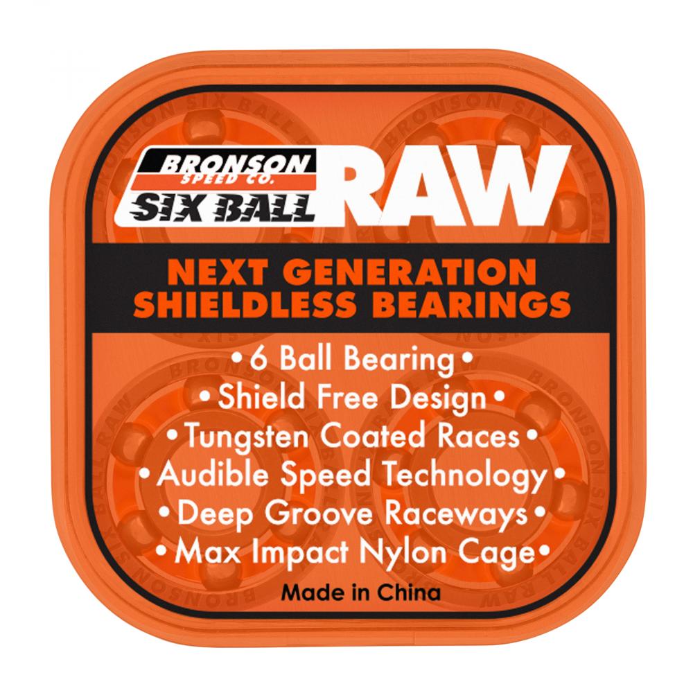 Bronson Speed Co. Raw 6 Ball Bearings