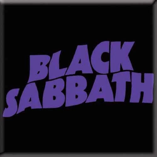 Black Sabbath Wavy Logo Fridge Magnet