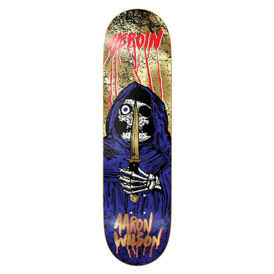 Heroin Aaron Wilson Skull Priest Deck Deck - 8.5"