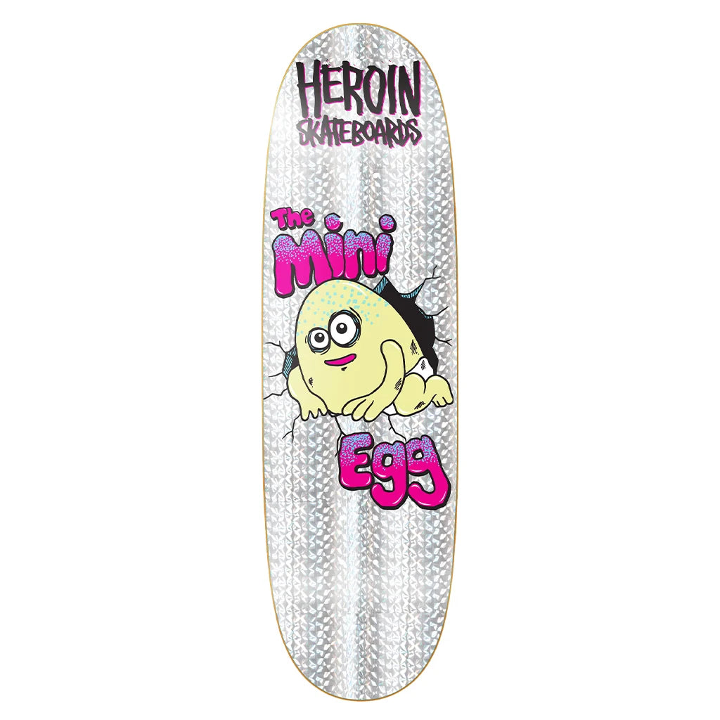 Heroin Mini Egg Holographic Foil Deck - 8.38"