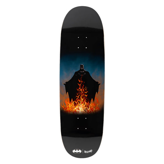 Welcome Bat Flames Black Boline 2.0 Deck - 9.5"