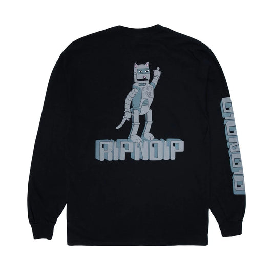 RIPNDIP Bionic Nerm Long sleeve T Shirt - Black