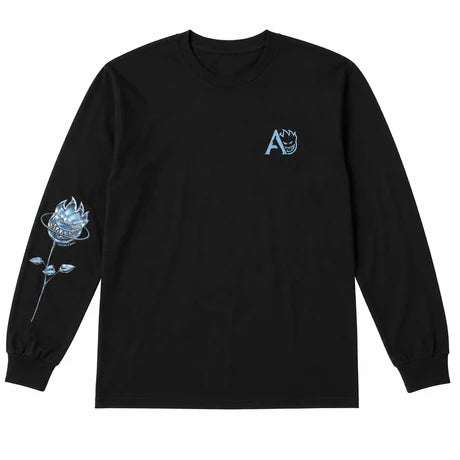 Spitfire X April Bighead Rose Long Sleeve Tee - Navy