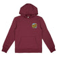 Santa Cruz Youth Pikachu Spray Dot Hood - Maroon