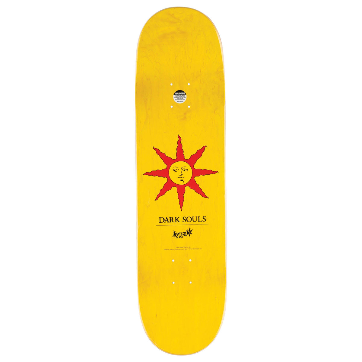 Welcome x Dark Souls Solaire deck top graphic
