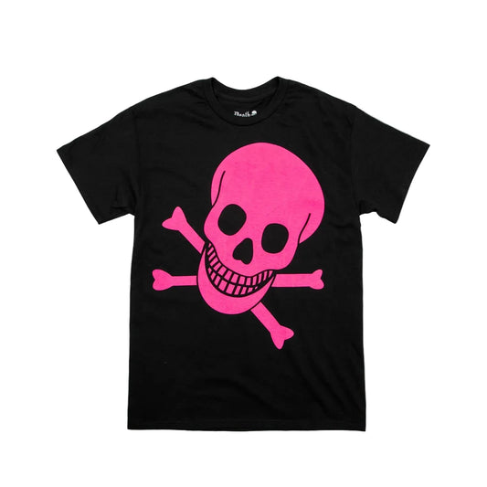 Death OG Big Skull  Tee - Black Pink