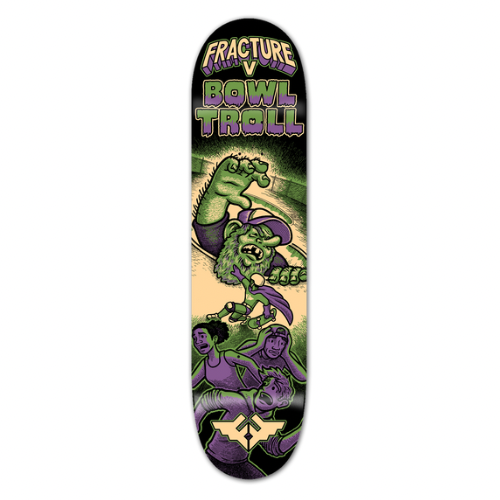 Fracture x Jon Horner Bowl Troll Deck - 8.25”