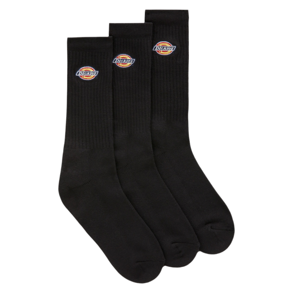 Dickies Valley Grove Socks 3 Pack - Black