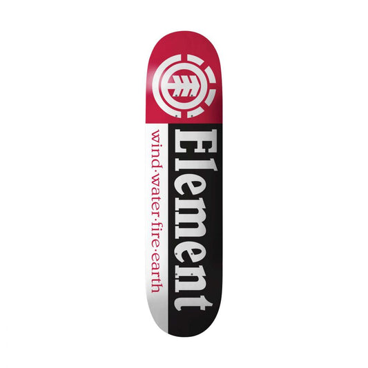 Element Team Section	Black White Red Deck - 8.25"