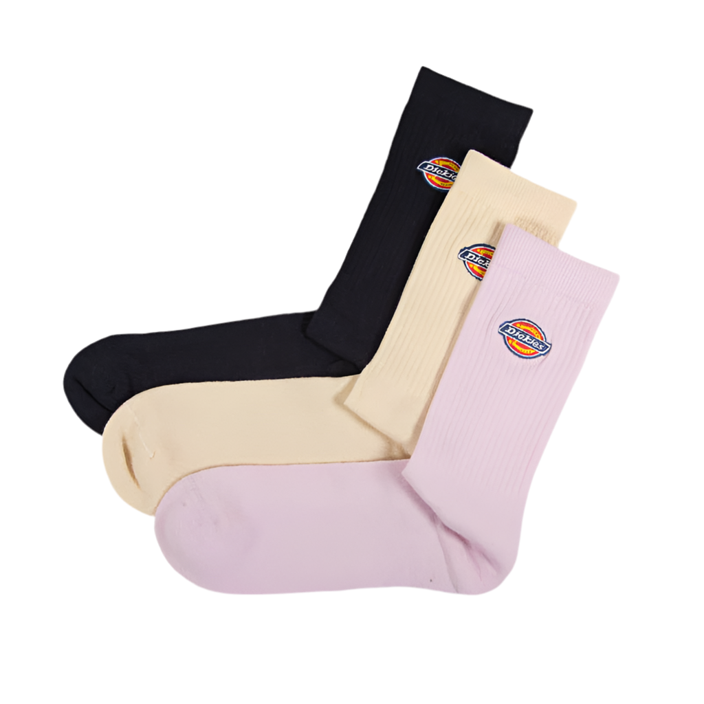 Dickies Valley Grove 3 Pack Socks - Wood Ash