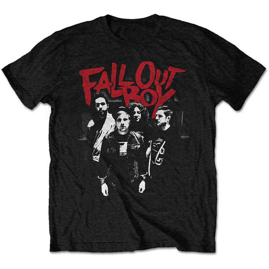Fall Out Boy Punk Scratch T-Shirt - Black