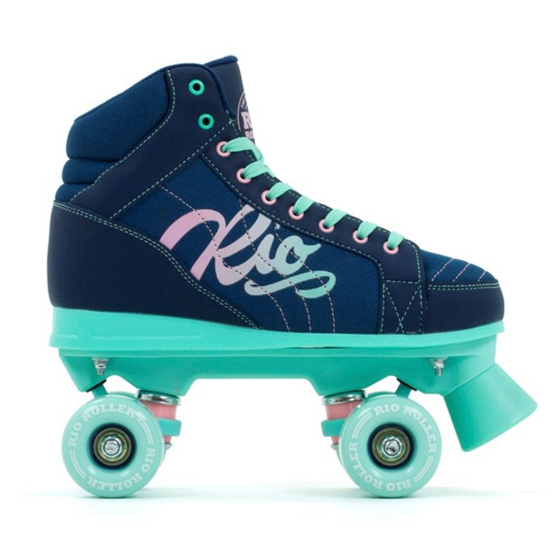 Rio Roller Lumina Navy/Green Quad Skates