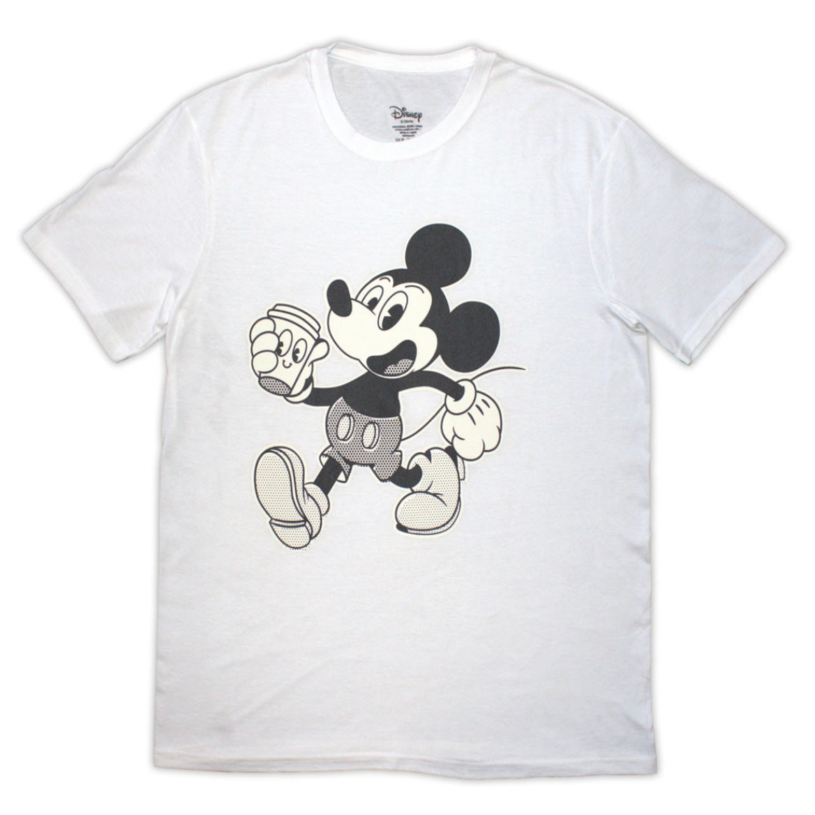 Disney Mickey & Coffee T-Shirt - White